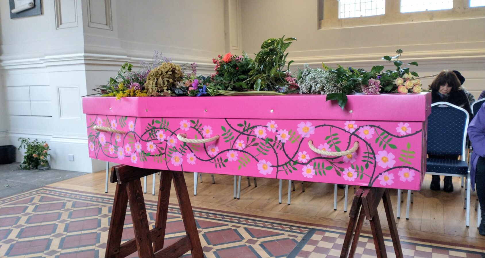 Carrie's coffin